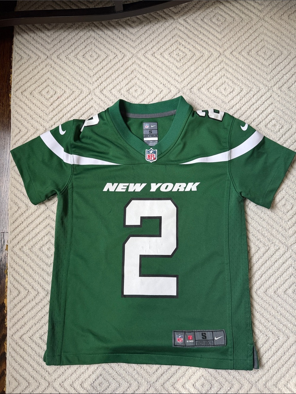 NFL Youth Green New York #2 Football Jersey